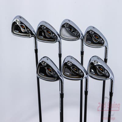 TaylorMade 2008 R7 CGB Max Iron Set 6-PW AW SW TM R7 55 Graphite Senior Right Handed 36.25in