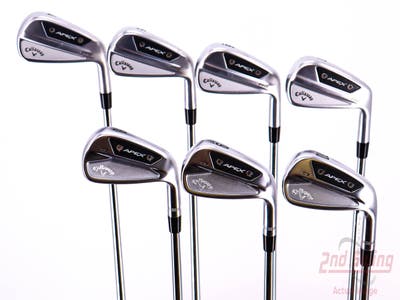 Callaway Apex CB 24/Apex Pro 24 Combo Iron Set 4-PW Project X LZ 6.0 Steel Stiff Right Handed 38.25in
