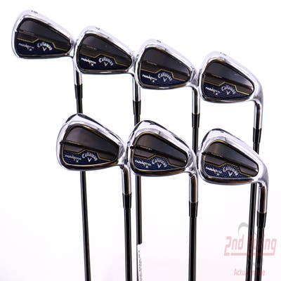 Callaway Paradym X Iron Set 6-PW AW GW Accra I Series-50i Graphite Regular Right Handed 37.5in