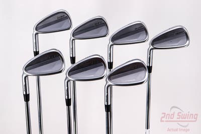 Ping i230 Iron Set 4-PW True Temper Dynamic Gold 120 Steel Stiff Left Handed White Dot 38.75in