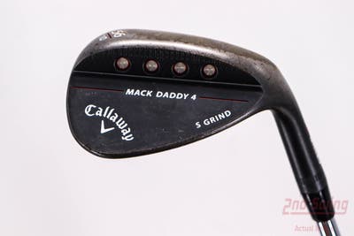 Callaway Mack Daddy 4 Black Wedge Sand SW 56° 10 Deg Bounce S Grind Dynamic Gold Tour Issue 115 Steel Stiff Right Handed 35.25in
