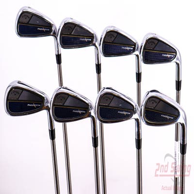 Callaway Paradym Iron Set 4-PW AW Aerotech SteelFiber i110cw Graphite Stiff Right Handed 38.0in