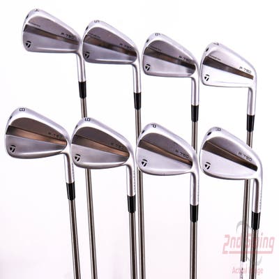 Mint TaylorMade 2023 P790 Iron Set 4-PW AW Aerotech SteelFiber fc90cw Graphite Regular Right Handed 37.5in