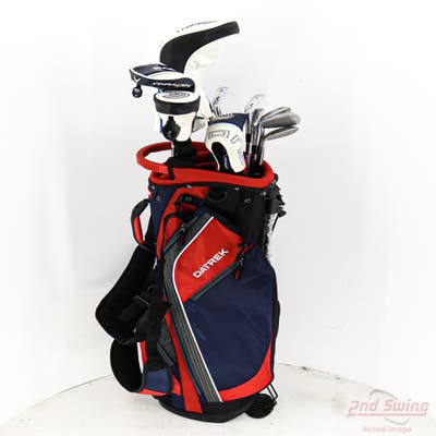 Complete Set of Men's Callaway Adams Mizuno Cleveland Odyssey Golf Clubs + NEW Datrek Stand Bag w/Headcovers