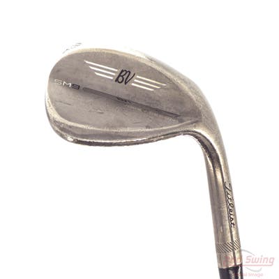 Titleist Vokey SM9 Brushed Steel Wedge Lob LW 58° 12 Deg Bounce D Grind Stock Steel Shaft Steel Wedge Flex Right Handed 35.0in