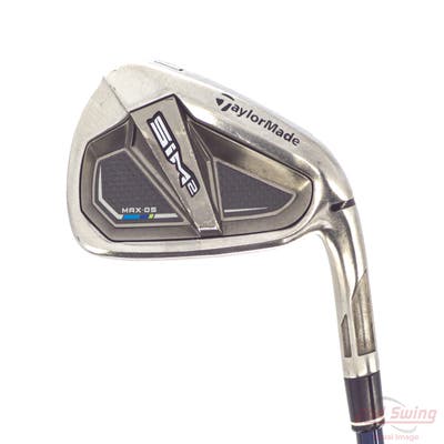 TaylorMade SIM2 MAX OS Single Iron 7 Iron Fujikura Ventus Blue 5 Graphite Senior Right Handed 37.25in