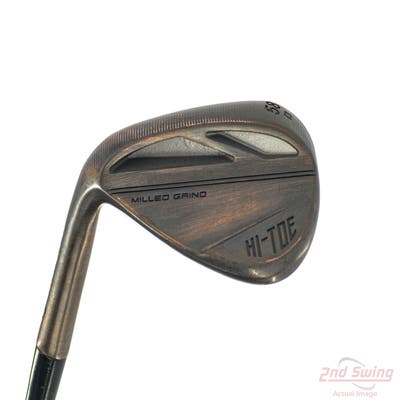 TaylorMade Milled Grind HI-TOE 3 Copper Wedge Lob LW 58° 13 Deg Bounce FST KBS Hi-Rev 2.0 115 Steel Wedge Flex Left Handed 34.75in