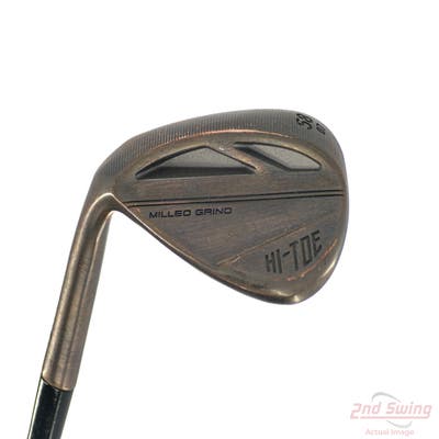 Mint TaylorMade Milled Grind HI-TOE 3 Copper Wedge Lob LW 58° 7 Deg Bounce FST KBS Hi-Rev 2.0 115 Steel Wedge Flex Left Handed 34.75in