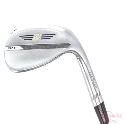 Titleist Vokey SM8 Tour Chrome Wedge Lob LW 58° 8 Deg Bounce M Grind Titleist Vokey BV Steel Wedge Flex Right Handed 35.25in