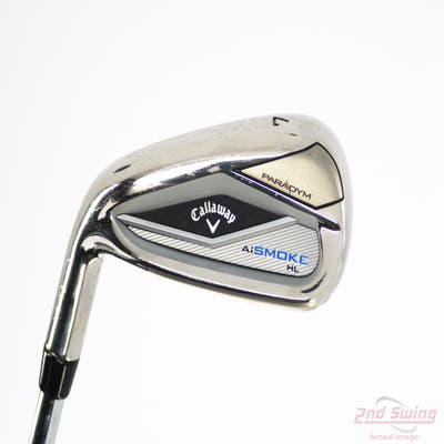 Callaway Paradym Ai Smoke HL Single Iron 7 Iron True Temper Elevate MPH 85 Steel Regular Left Handed 37.5in