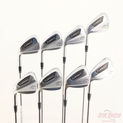 Callaway Apex Ai200/Ai300 Combo Iron Set 4-PW AW True Temper Dynamic Gold Mid 100 S300 Steel Stiff Left Handed STD