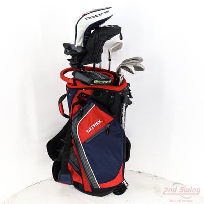 Complete Set of Men's Cobra Cleveland Nike Odyssey Golf Clubs + NEW Datrek Stand Bag w/Headcovers