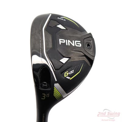 Ping G430 MAX Fairway Wood 3 Wood 3W 15° Tour 2.0 Chrome 65 Graphite Stiff Left Handed 43.0in