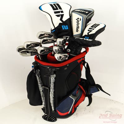Complete Set of Men's TaylorMade & Odyssey Golf Clubs + NEW Datrek Stand Bag w/Headcovers