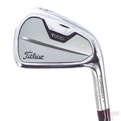 Titleist 2021 T200 Single Iron 6 Iron Aerotech SteelFiber i95 Graphite Stiff Right Handed 37.75in