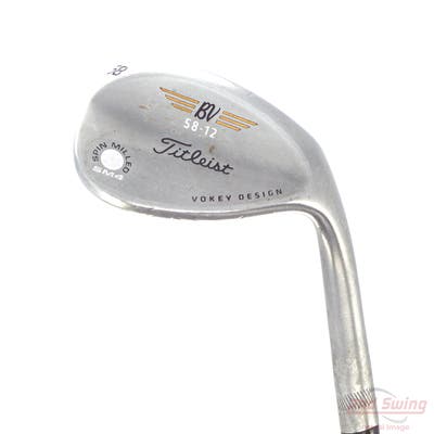 Titleist Vokey Spin Milled SM4 Chrome Wedge Lob LW 58° 12 Deg Bounce Titleist Vokey BV Steel Wedge Flex Right Handed 35.5in