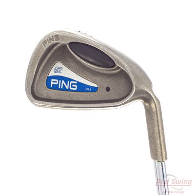 Ping G2 Single Iron 6 Iron Stock Steel Shaft Steel Stiff Right Handed Black Dot 37.5in