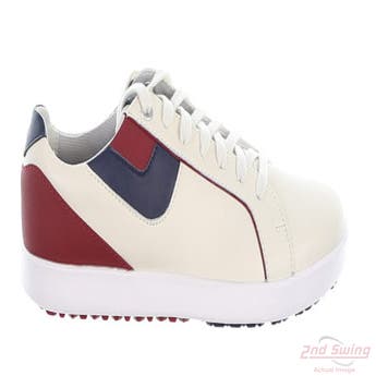 New Womens Golf Shoe Footjoy Links Medium 6 White MSRP $130 98149