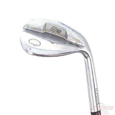 Mizuno S18 White Satin Wedge Lob LW 60° 10 Deg Bounce True Temper Dynamic Gold Steel Wedge Flex Right Handed 35.5in