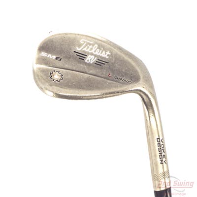 Titleist Vokey SM6 Tour Chrome Wedge Lob LW 60° 4 Deg Bounce L Grind SM6 BV Steel Wedge Flex Right Handed 35.5in