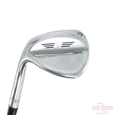 Titleist Vokey SM9 Tour Chrome Wedge Lob LW 58° 8 Deg Bounce M Grind Titleist Vokey BV Steel Wedge Flex Left Handed 35.25in