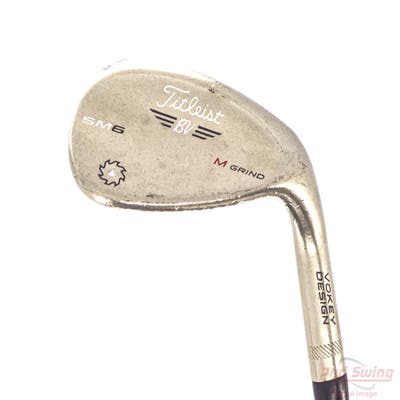 Titleist Vokey SM6 Steel Grey Wedge Sand SW 56° 8 Deg Bounce M Grind SM6 BV Steel Wedge Flex Right Handed 35.5in