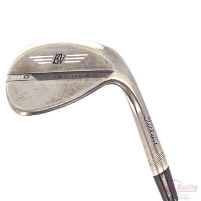 Titleist Vokey SM8 Brushed Steel Wedge Lob LW 60° 12 Deg Bounce D Grind Titleist Vokey BV Steel Wedge Flex Right Handed 35.25in