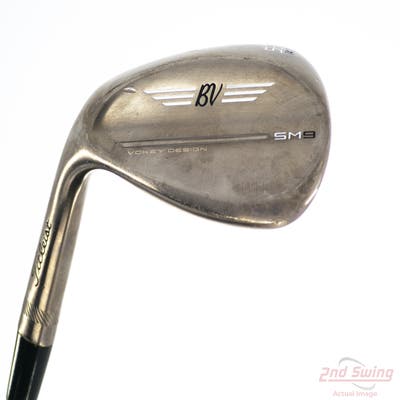 Titleist Vokey SM9 Brushed Steel Wedge Lob LW 58° 14 Deg Bounce K Grind Titleist Vokey BV Steel Wedge Flex Left Handed 35.5in