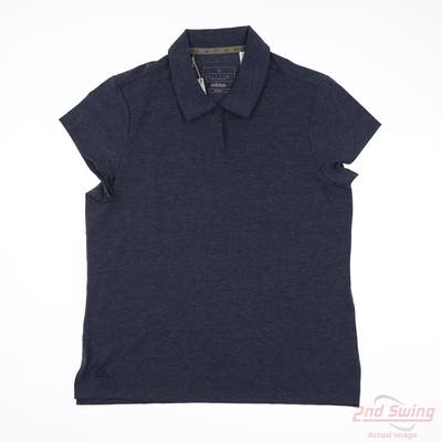 New Womens Adidas Polo Small S Navy Blue MSRP $50