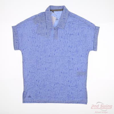 New Womens Adidas Polo Small S Purple MSRP $50