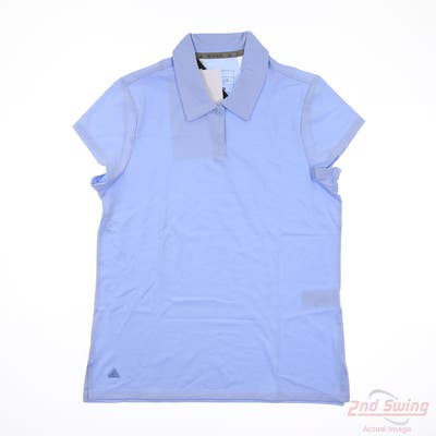 New Womens Adidas Polo Small S Purple MSRP $50