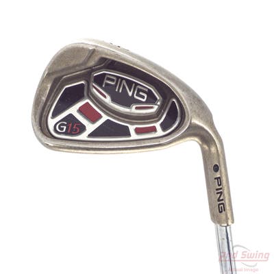 Ping G15 Single Iron 9 Iron Ping AWT Steel Stiff Right Handed Black Dot 36.5in