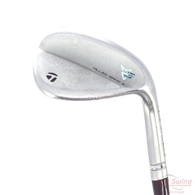 TaylorMade Milled Grind 3 Raw Chrome Wedge Sand SW 56° 12 Deg Bounce SB True Temper Dynamic Gold S300 Steel Stiff Right Handed 35.0in