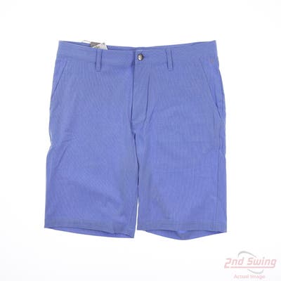 New Mens Adidas Shorts 32 Blue MSRP $60