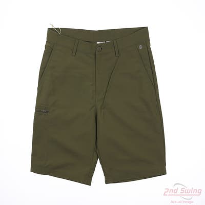 New Mens Adidas Shorts 32 Green MSRP $60