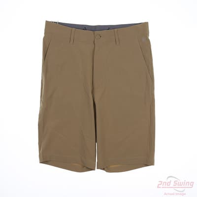 New Mens Adidas Shorts 32 Khaki MSRP $60
