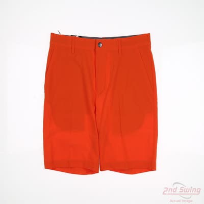 New Mens Adidas Shorts 32 Orange MSRP $60