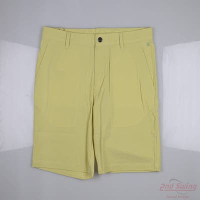 New Mens Adidas Shorts 32 Yellow MSRP $60