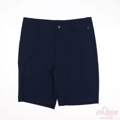 New Mens Adidas Shorts 32 Navy Blue MSRP $60