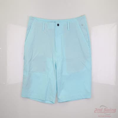 New Mens Adidas Shorts 32 Blue MSRP $60
