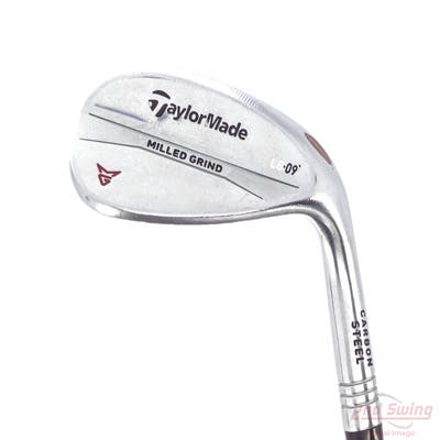TaylorMade Milled Grind Satin Chrome Wedge Lob LW 60° 9 Deg Bounce LB Nippon NS Pro Modus 3 Tour 105 Steel Regular Right Handed 35.0in