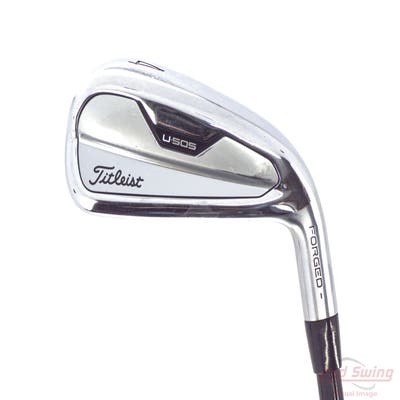 Titleist U-505 Utility Iron 4 Utility PX HZRDUS Smoke Black RDX 80 Graphite Stiff Right Handed 38.75in