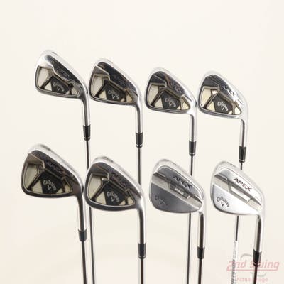 Callaway Apex 21 Iron Set 4-PW AW True Temper Elevate ETS 95 Steel Stiff Right Handed -1/4"