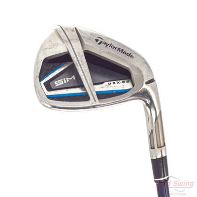 TaylorMade SIM MAX OS Single Iron Pitching Wedge PW Fujikura Ventus Blue 5 Graphite Senior Right Handed 35.75in