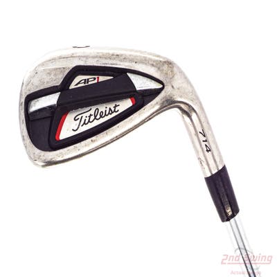 Titleist 714 AP1 Single Iron Pitching Wedge PW Stock Steel Shaft Steel Regular Right Handed 36.0in
