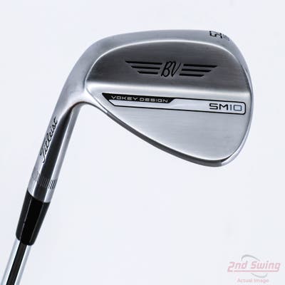 Mint Titleist Vokey SM10 Tour Chrome Wedge Gap GW 52° 8 Deg Bounce F Grind True Temper Dynamic Gold S200 Steel Wedge Flex Left Handed 35.75in