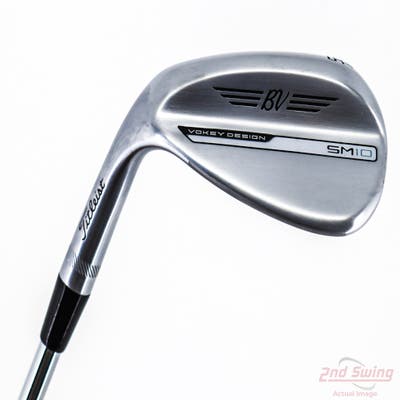 Mint Titleist Vokey SM10 Tour Chrome Wedge Sand SW 56° 10 Deg Bounce S Grind True Temper Dynamic Gold S200 Steel Wedge Flex Left Handed 35.5in