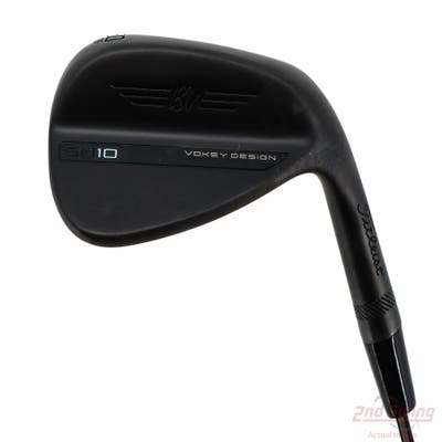 Mint Titleist Vokey SM10 Jet Black Wedge Gap GW 50° 8 Deg Bounce F Grind True Temper Dynamic Gold S200 Steel Wedge Flex Right Handed 35.75in
