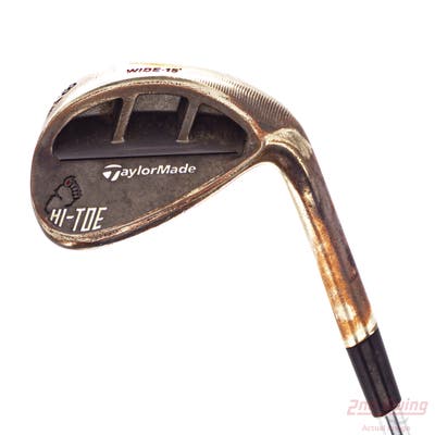 TaylorMade HI-TOE RAW Big Foot Wedge Lob LW 58° 15 Deg Bounce FST KBS Hi-Rev 2.0 115 Steel Wedge Flex Right Handed 35.0in