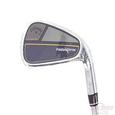 Mint Callaway Paradym Single Iron 7 Iron True Temper Elevate MPH 95 Steel Regular Right Handed 37.0in
